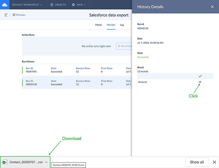 export to quip salesforce r