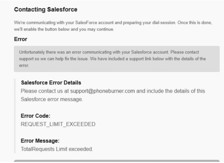 Salesforce error log on one side and a successful Box API payload on the othe.