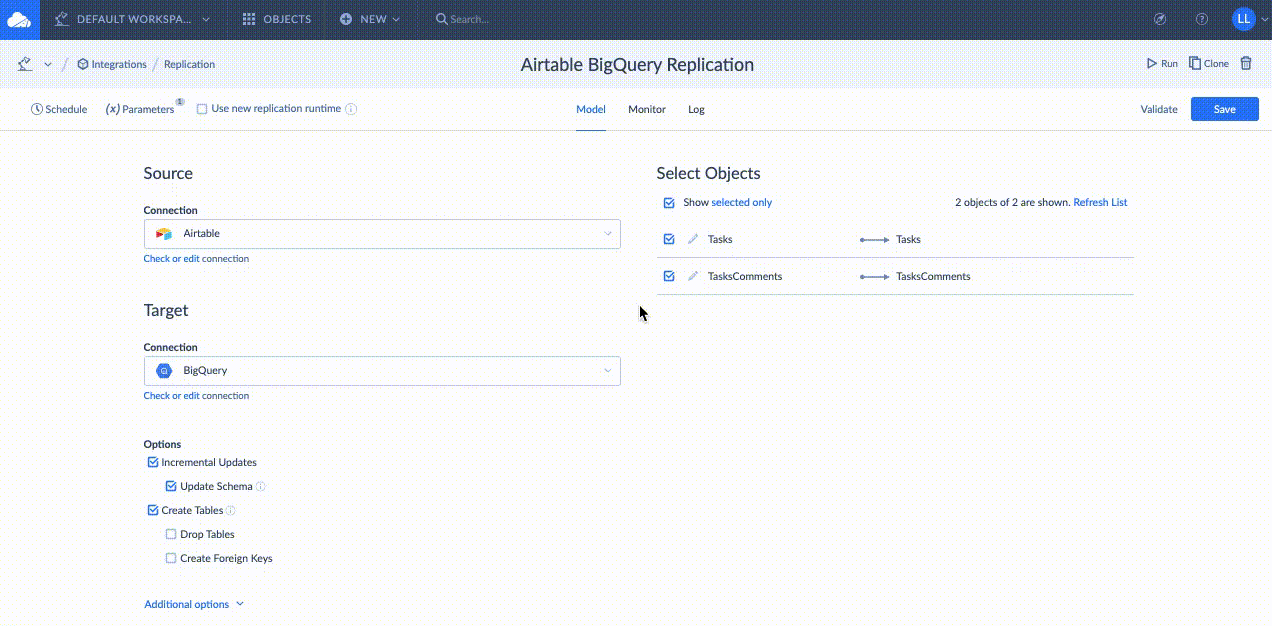 How to Set Up an Airtable to BigQuery Integration in Skyvia Airtable to BigQuery Integration Setup in Skyvia