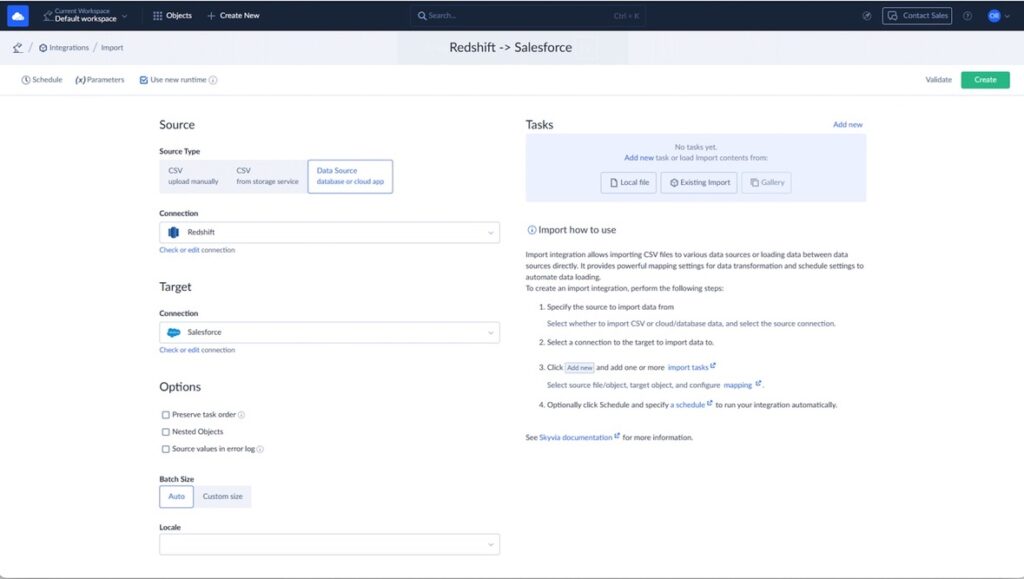 Create an Import Package