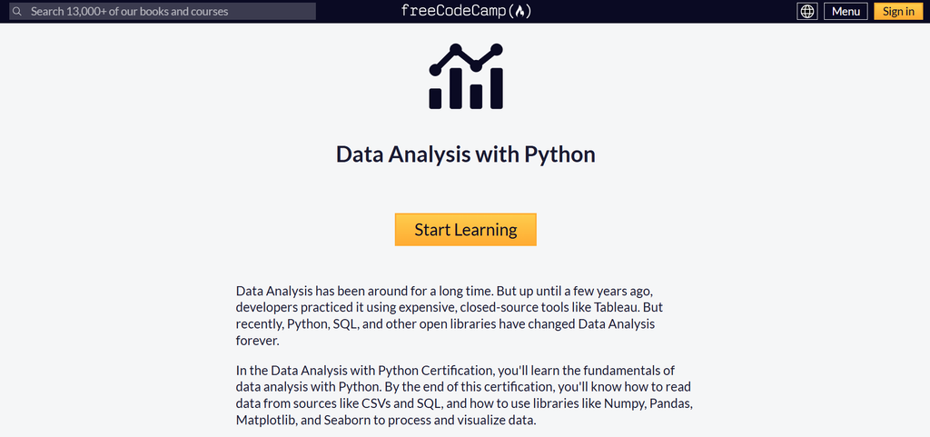 Data Analysis with Python (freeCodeCamp)