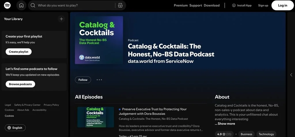 Catalog & Cocktail
