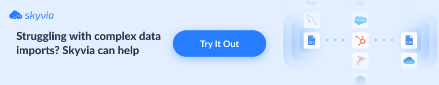 Complex Data import Skyvia can help