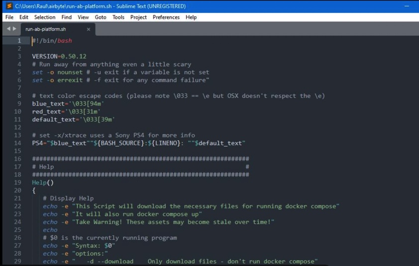 Airbyte Docker connection