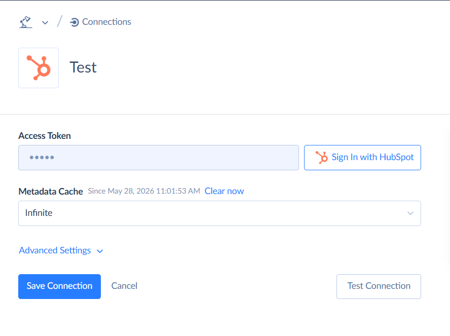 HubSpot connector by Skyvia