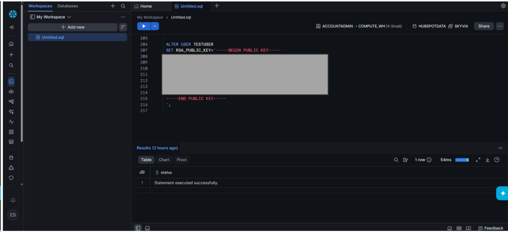Key Pair authentication