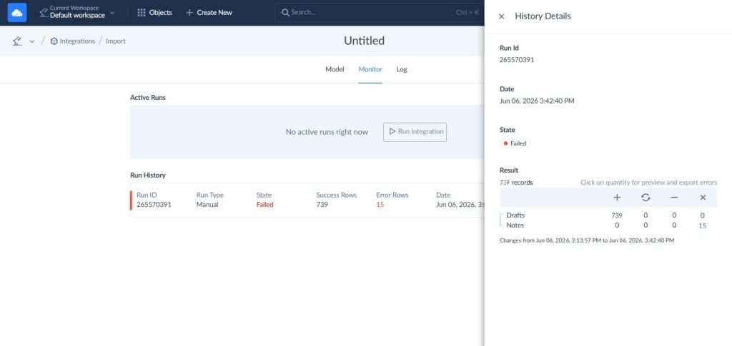 How to check History Details in Skyvia Log Skyvia Log with History Details