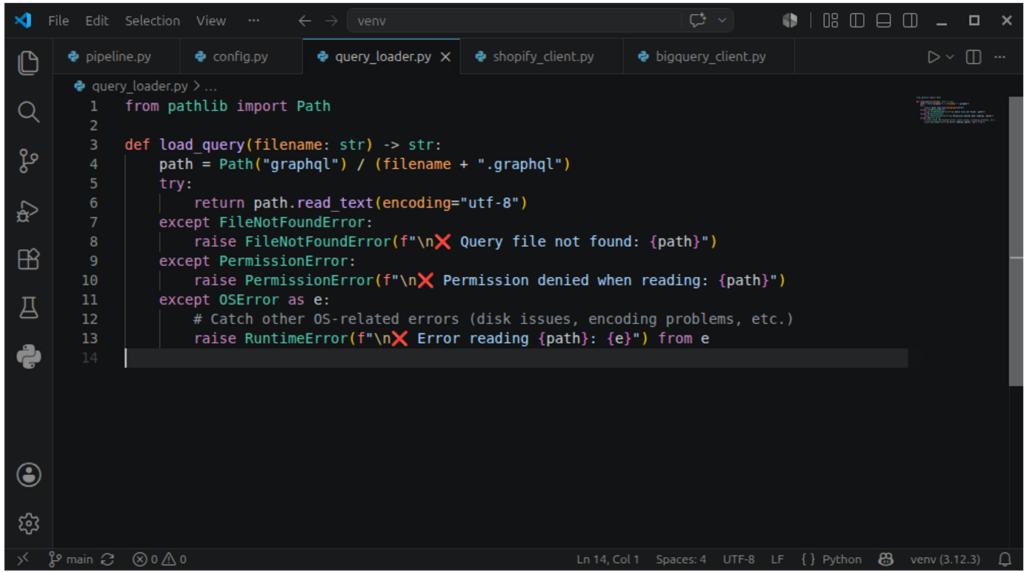 the GraphQL query