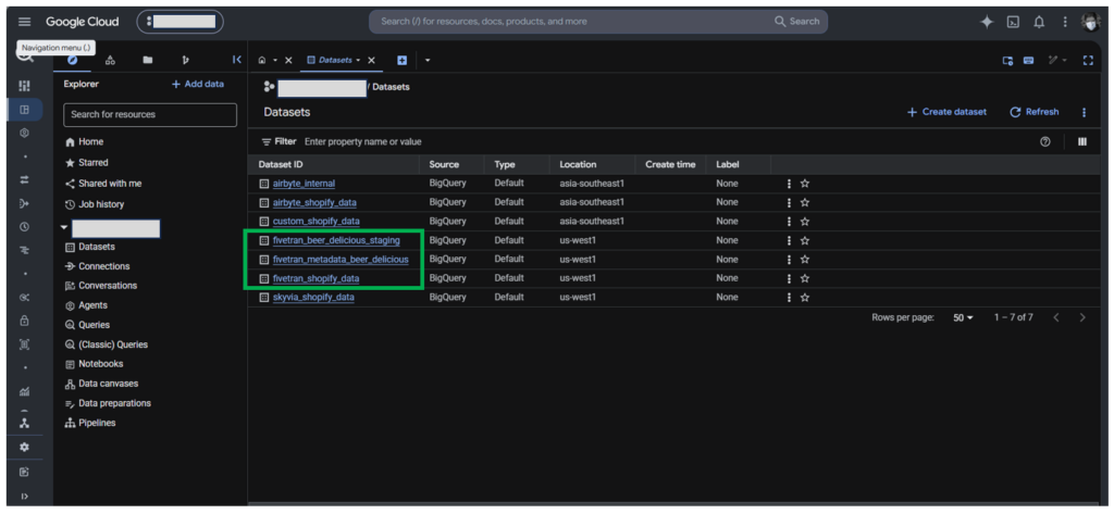 Google BigQuery Output