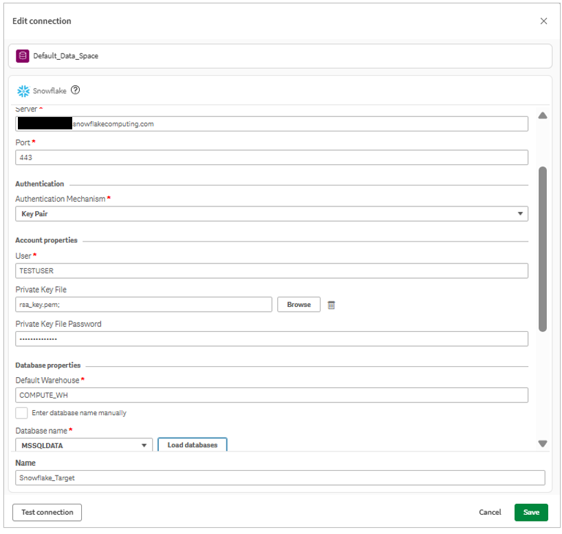 Snowflake by Qlik Replication