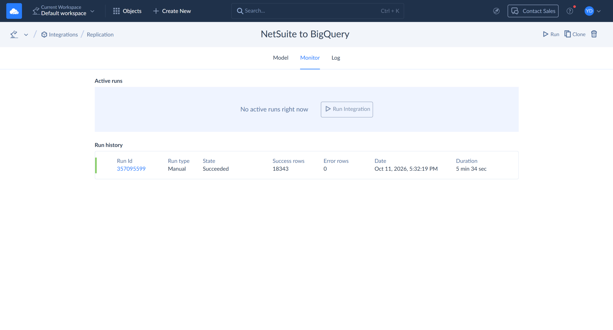 NetSuite to BigQuery Data Replication Success in Skyvia