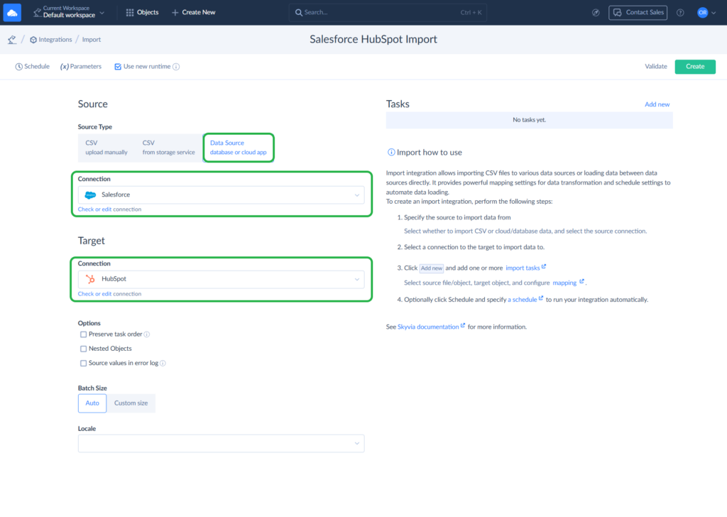 Salesforce HubSpot Import