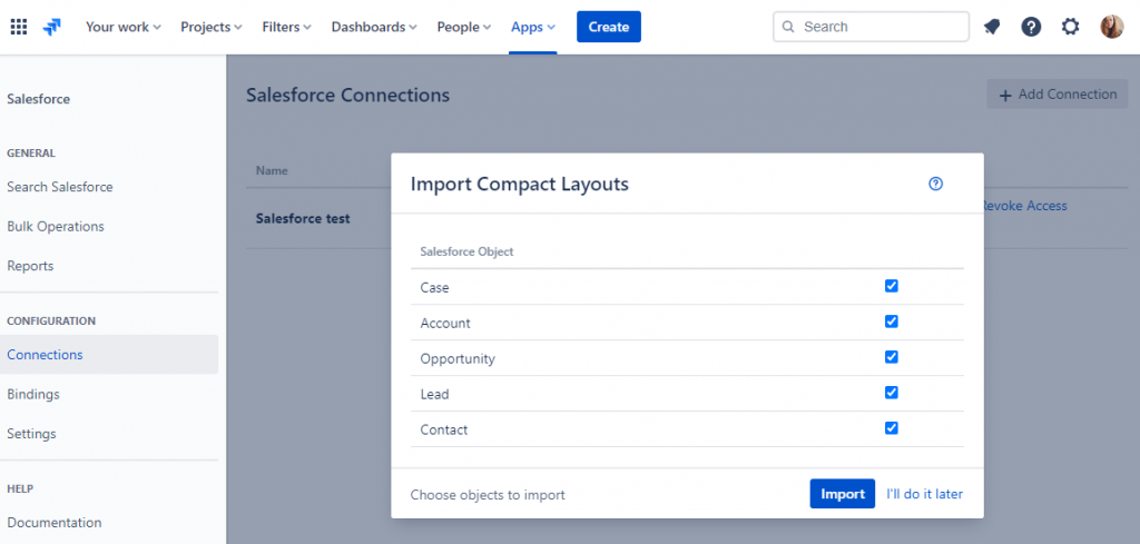Import Contact Layouts