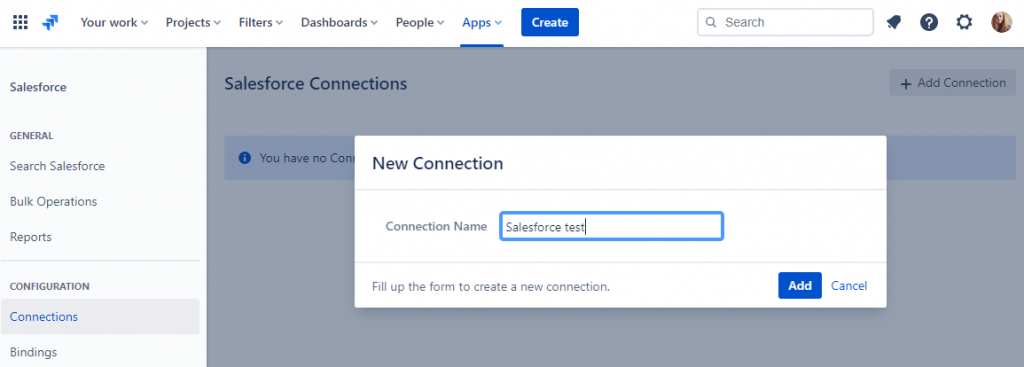 New Jira Connection