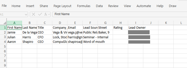 Salesforce CSV Report in Google Sheets