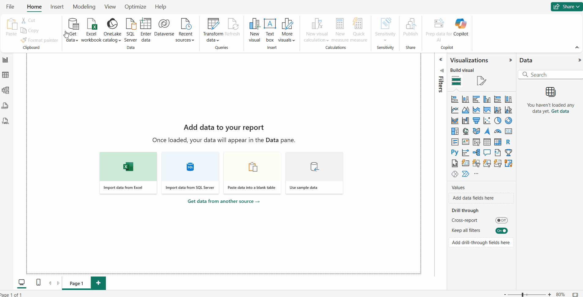 Power BI get data from odata feed