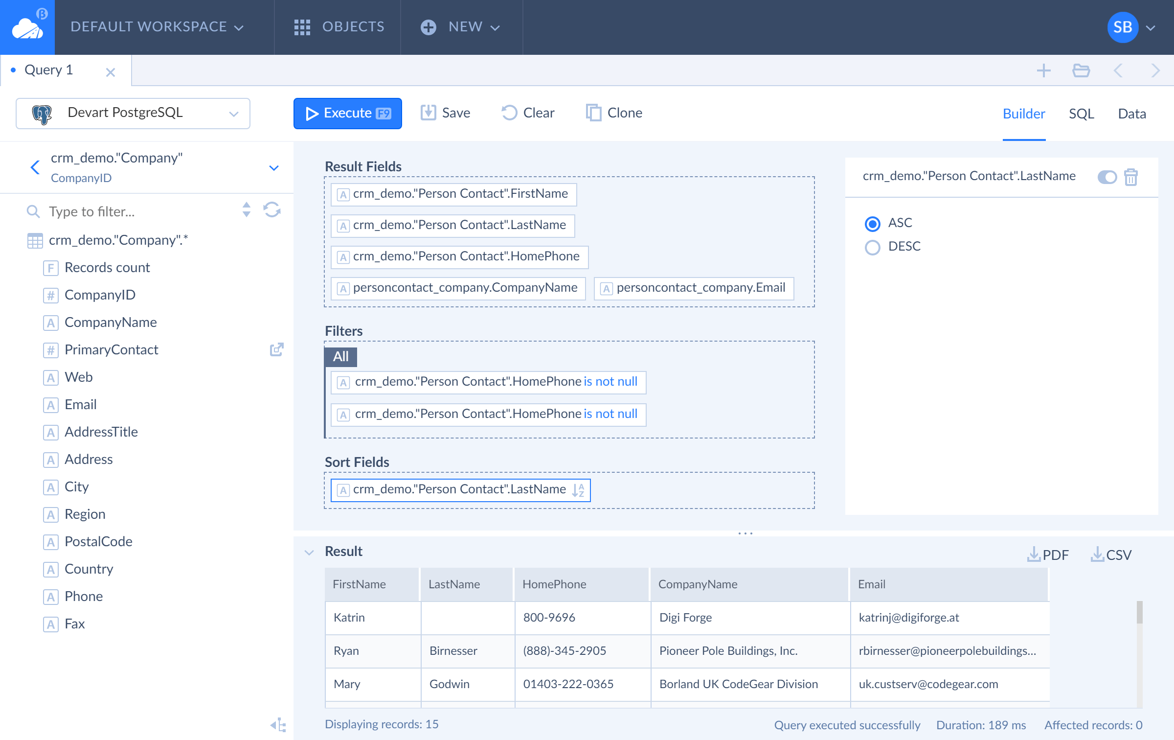 update query in postgresql